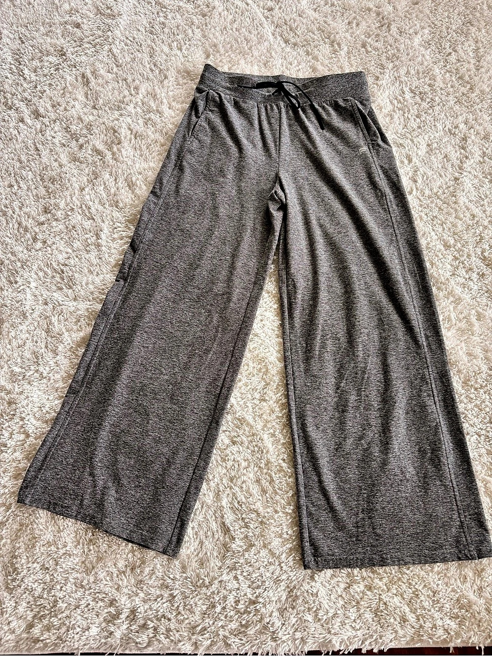 Fabletics Cloud Jersey Wide Leg Pant Gray XL